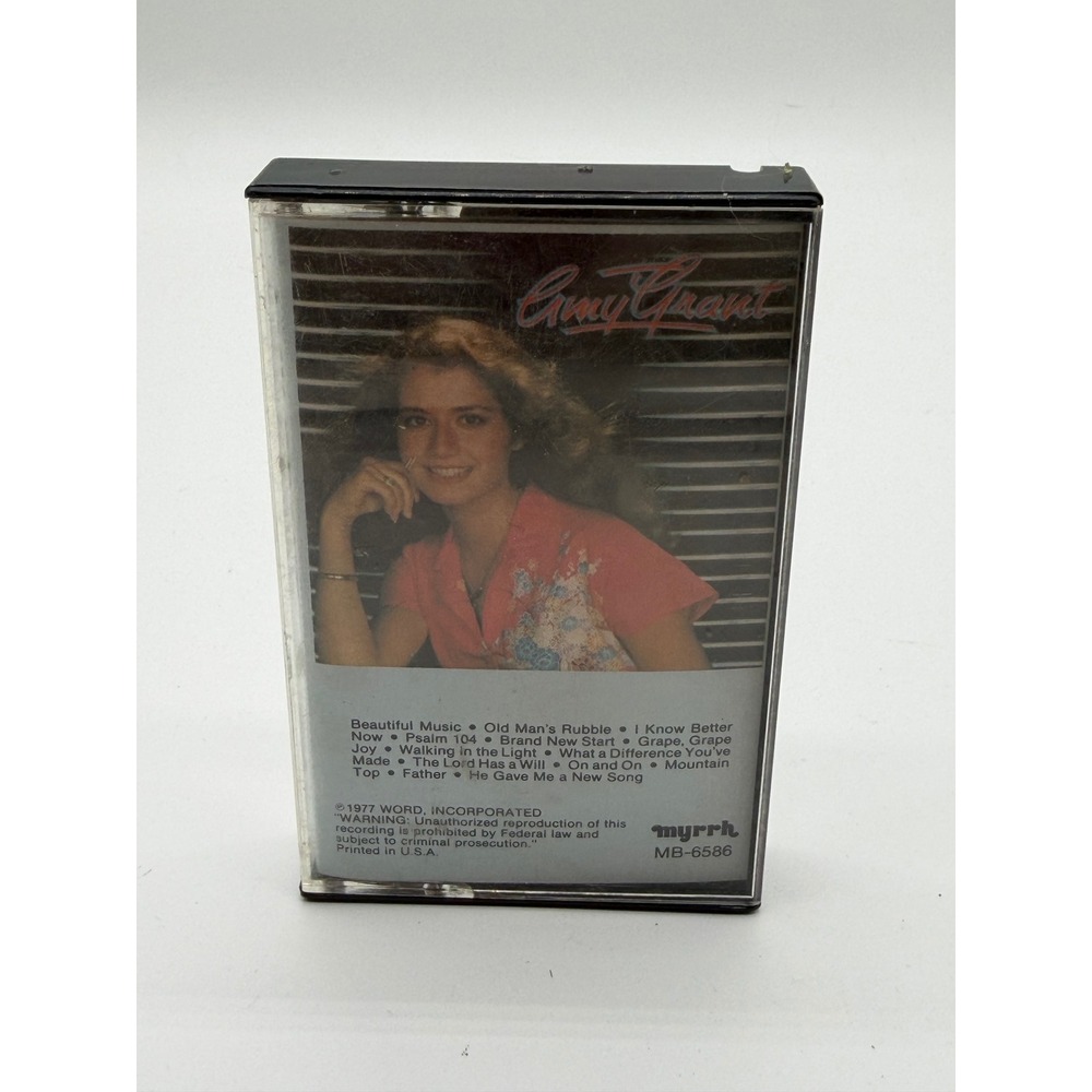 Amy Grant Self Titled Debut Cassette Tape 1977 Myrrh Records MB-6586 Vintage CCM